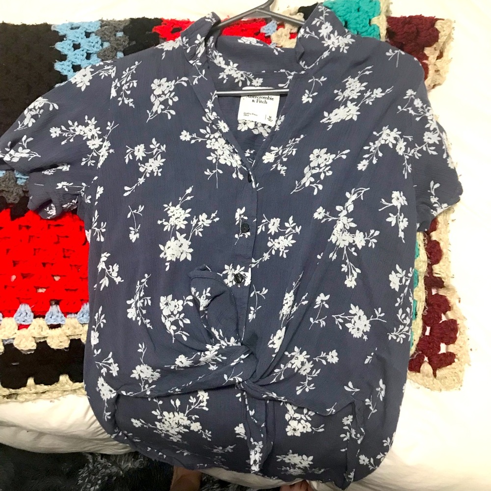 Abercrombie flowered shirt